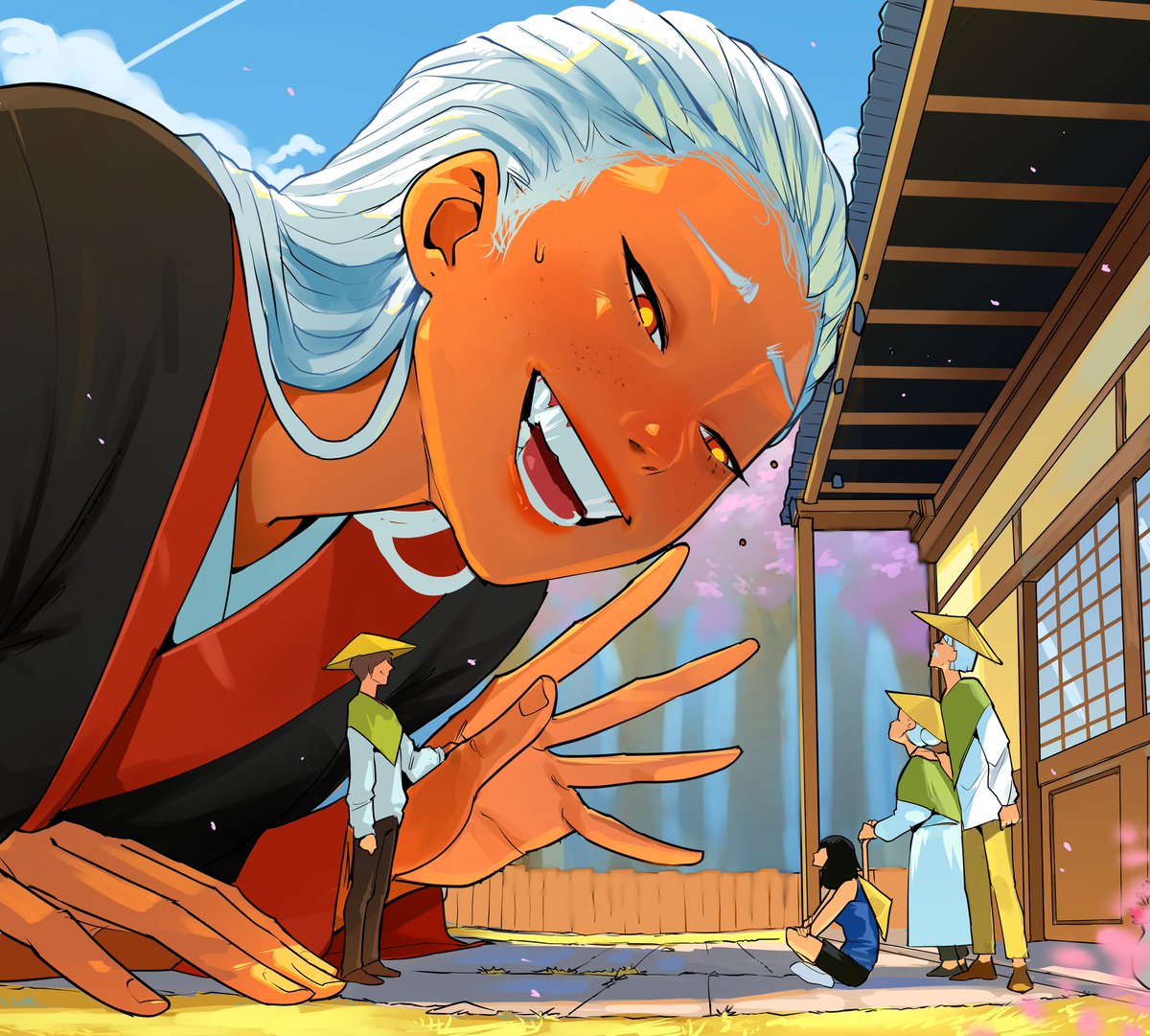 🚶🏃🤸...

#blackshoguna #illustration #art #digitalart #Japan #winter #drawing #manga