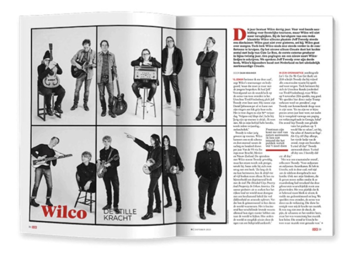 dnkrhmr's tweet photo. 'Ik haat het wanneer pijn wordt verspild'. Interview met @Wilco's Jeff Tweedy. Het klikte en we waren beide op ons gemak. Het verhaal staat in @OOR 10 2023 (out now). Ook online te lezen: https://t.co/pC02GyhVNA https://t.co/SPgFO9YDpe