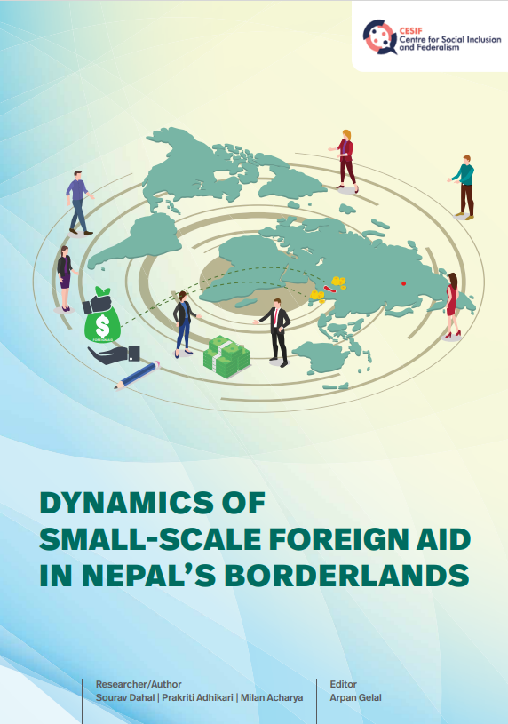 CESIFNepal's tweet photo. Publication Alert!
CESIF's new publication on small-scale foreign aid in Nepal's borderlands, coming soon to major bookstores!
#smallscaleaid #foreignaid #CESIF https://t.co/XjXlHfg4l3