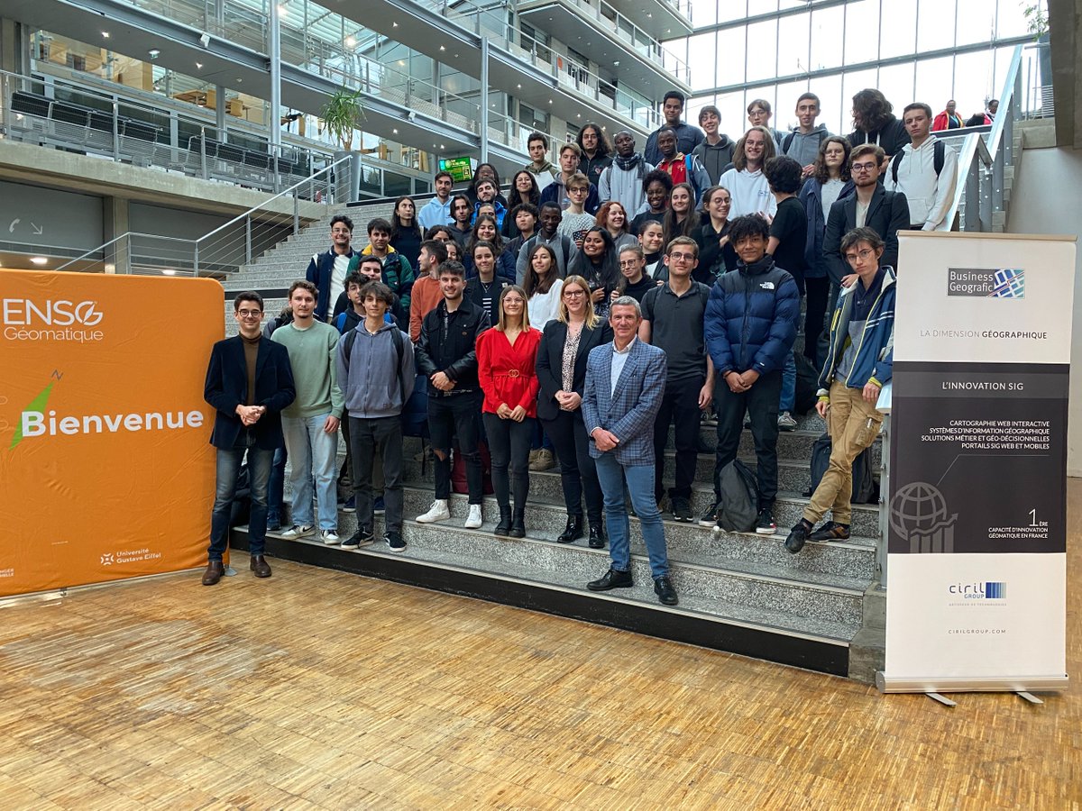 ENSG_IGN's tweet image. 🖋️C’est désormais officiel ! L’entreprise @CirilGroup  parraine la promotion “Jeanne Barret” du cycle ingénieur de l’ENSG !

Un grand merci à Ciril Group, pour leur soutien qui annonce de belles collaborations, qui participeront directement à l'épanouissement de nos étudiants 🤝