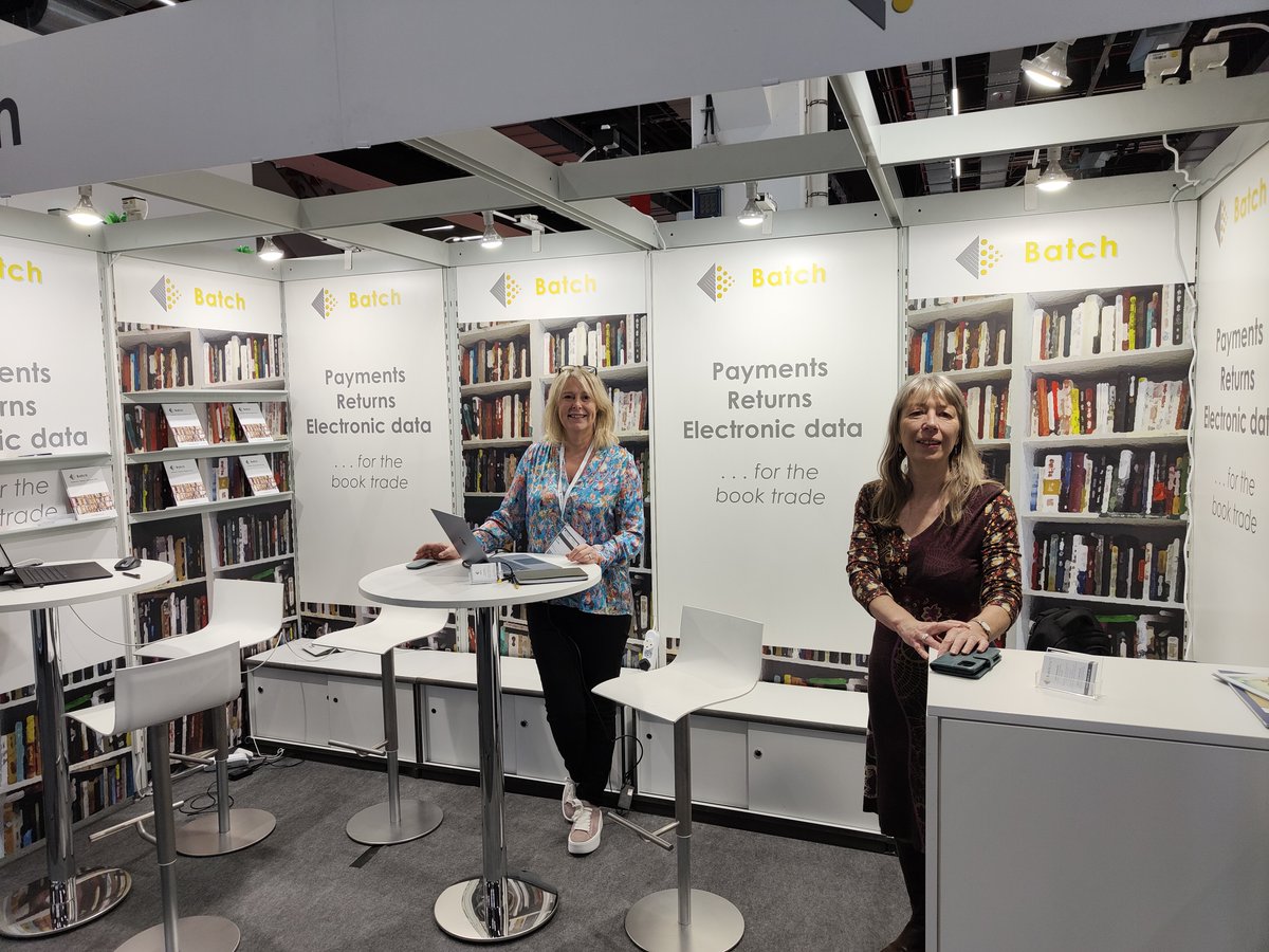 If you haven't yet had a chat with the Batch team, there's still time! Come and say hello - we're in Hall 6.0 at Stand D126, behind Gardners and opposite HarperCollins. #FBF23