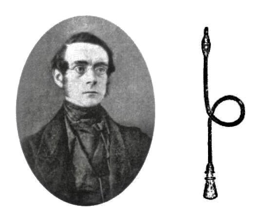 This is Golding Bird, who invented the first flexible tube stethoscope in 1840. Before him, an early version of the stethoscope, similar to the common ear trumpet, was invented in 1816 by René Laennec.  Credit: @pastmedicalhistory

#historyofmedicine #stethoscope #medicine