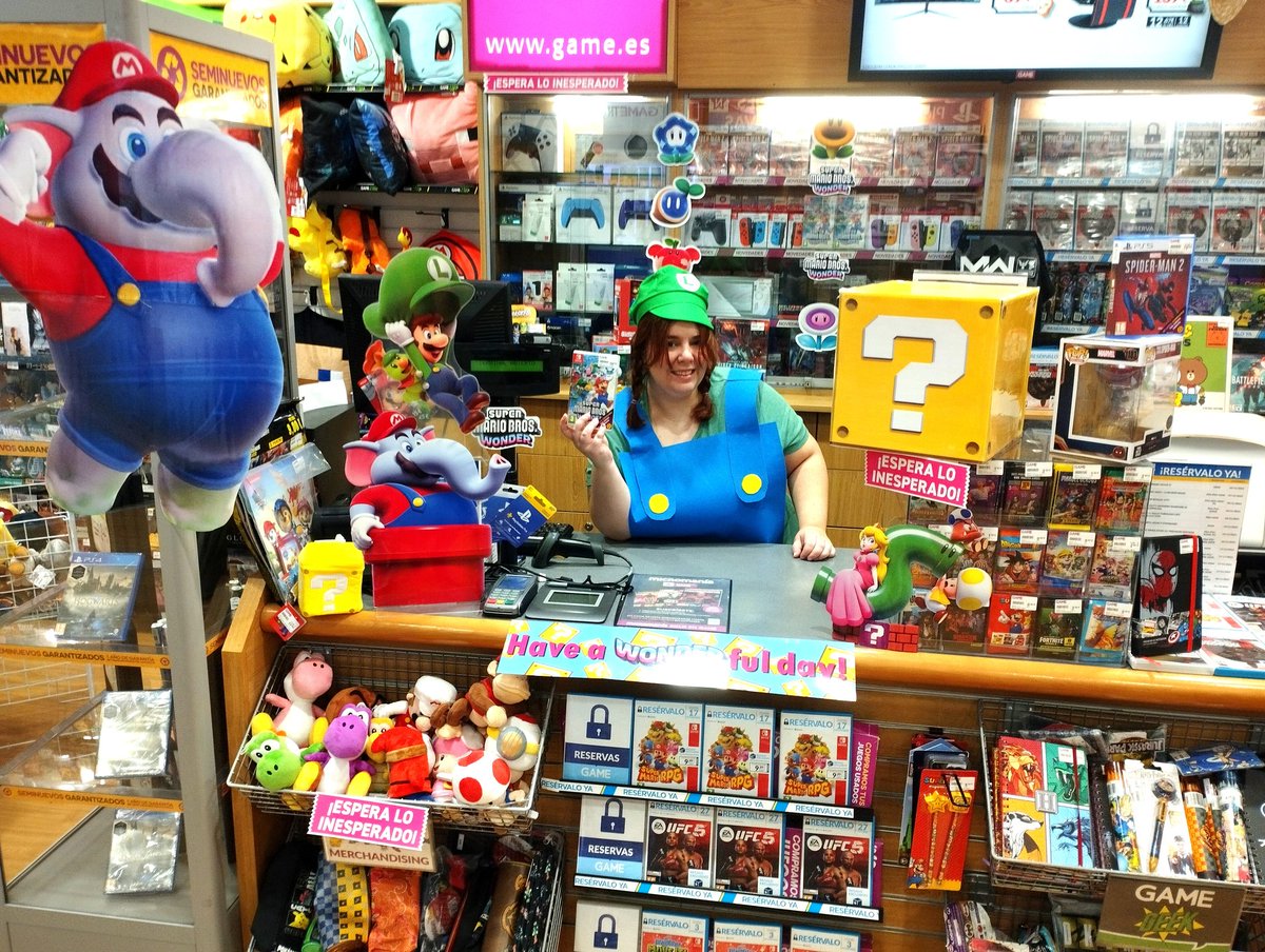 Blessed_charm's tweet photo. ¡Listos en Pinto-Plaza Éboli (136) para hacer tu día más maravilloso! #SuperMarioBroWonderenGAME
 #Esperaloinesperado
@VideojuegosGAME
@NintendoES https://t.co/9sNrpX9dHG