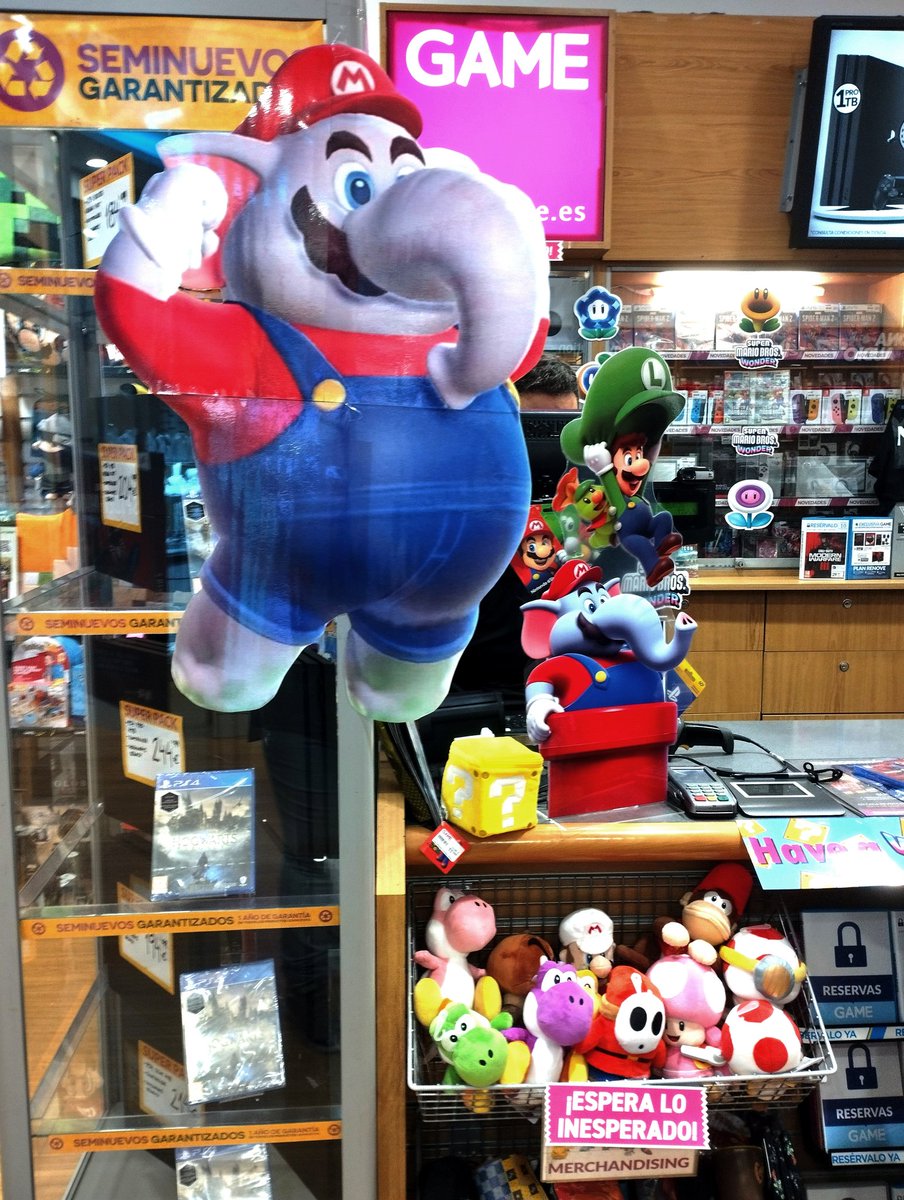 Blessed_charm's tweet photo. ¡Listos en Pinto-Plaza Éboli (136) para hacer tu día más maravilloso! #SuperMarioBroWonderenGAME
 #Esperaloinesperado
@VideojuegosGAME
@NintendoES https://t.co/9sNrpX9dHG