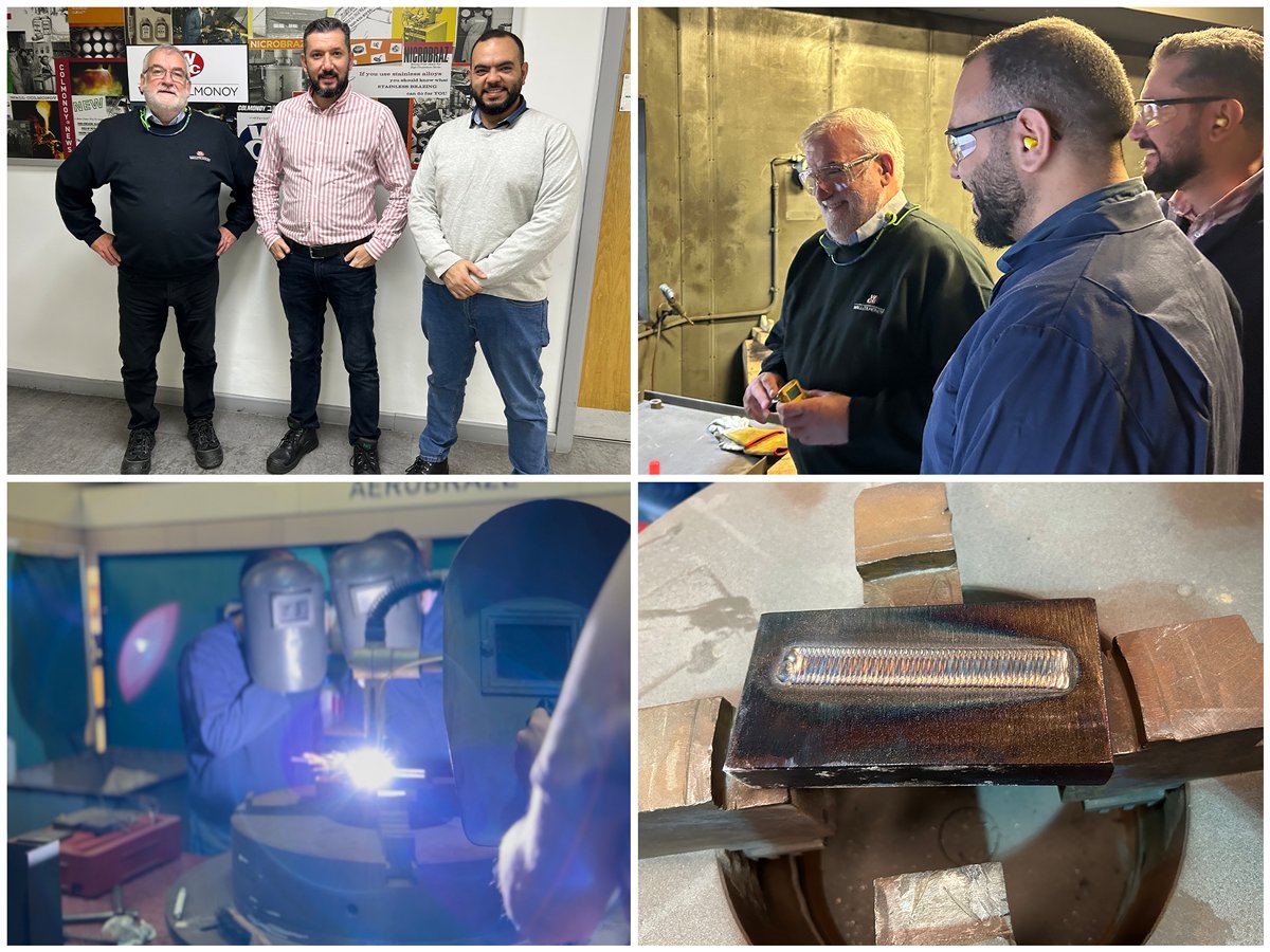 wallcolmonoy's tweet image. This week, @Maratejco, our distribution partners for Saudi Arabia and UAE travelled to our European HQ for a surface coating training course. 

They were shown #hardsurfacing techniques including #PTA of #Wallex® 6P2 and #HVOF of #Colmonoy® 50.

Thanks for visiting!