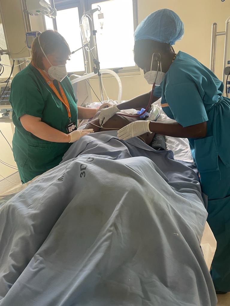 Gayle is volunteering on a long term placement at Mulago referral hospital Uganda. Continually assessing your patient using A-E is an essential skill. @CambGHP @UUKHAhealth