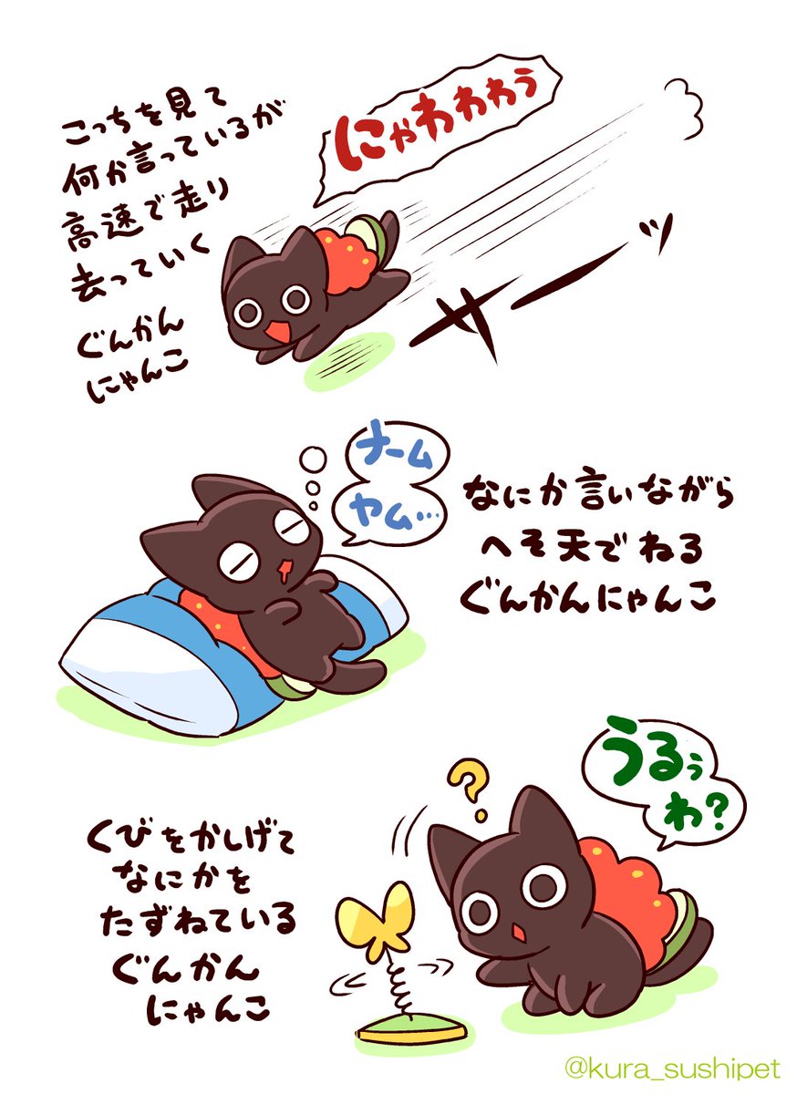 なんか言ってるぐんかんにゃんこ