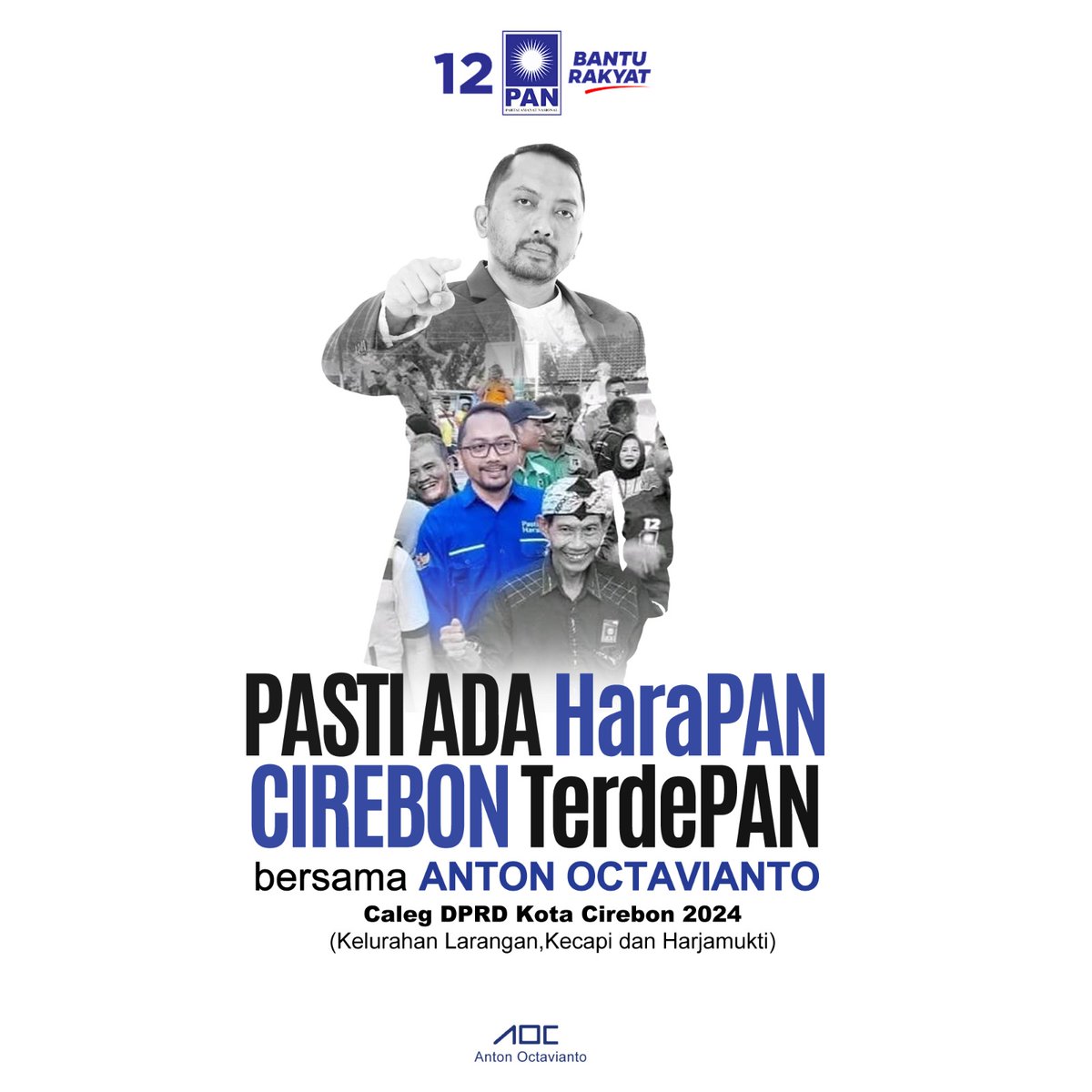 Karamasantana's tweet photo. Cirebon TerdePAN
Pasti Ada HaraPAN
Anton https://t.co/1dNBf3wDDn.MMTr
Caleg DPRD Kota Cirebon 2024 NO urut 7
PARTAI AMANAT NASIONAL
(Dapil 4 Kelurahan Kecapi, Harjamukti dan Larangan)
.
#pan12
#pan12pas #pan #cirebon #2024 https://t.co/JHlrs0uF0o