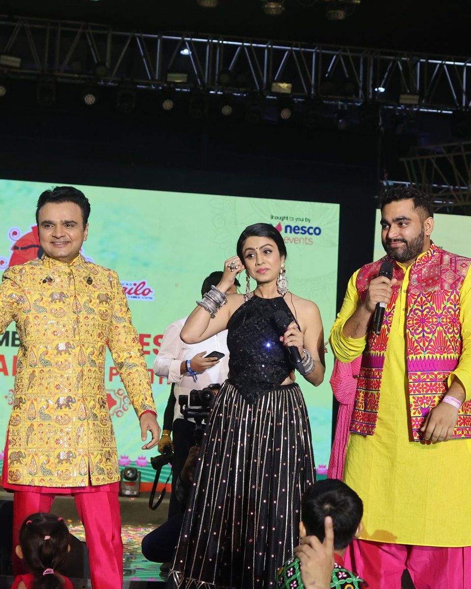 RangiloRe's tweet photo. 5th Day Celebration With @virajghelani 💥
..
..
Get ready to groove to the beats of Navratri at @NescoEvents #RangiloRe 2023 in Mumbai with the sensational @parthivgohil  
Don't miss out on this Garba extravaganza. https://t.co/yJddJHVxzU