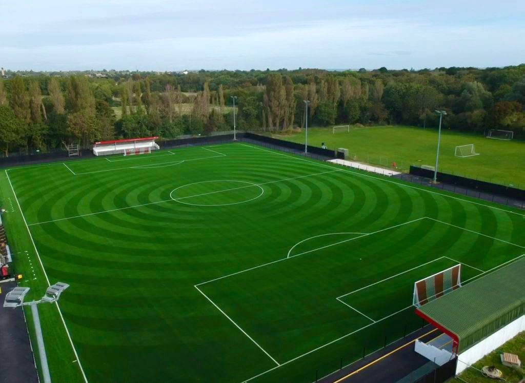 Some photos of the outstanding new 3G @PolytanUK Ligaturf NEXT pitch @uxfc_redarmy We're privileged to be trusted with the first installation in the UK. Just the stand to go to complete what will be a stunning transformation!