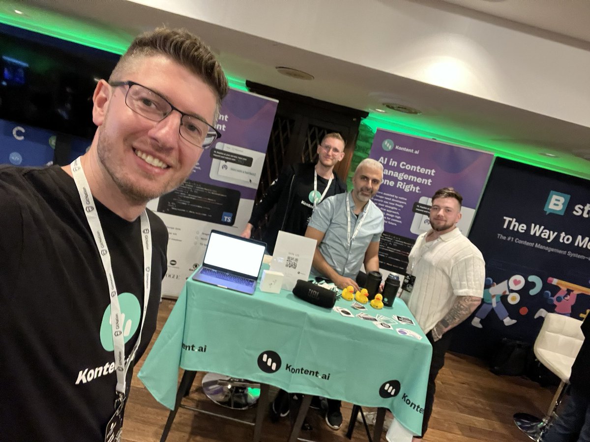 AI in #content #management done right? Come say hi if you’re at #ReactAdvanced and we’ll show you the latest #AI improvements that make #developers and #marketers more productive and motivated.