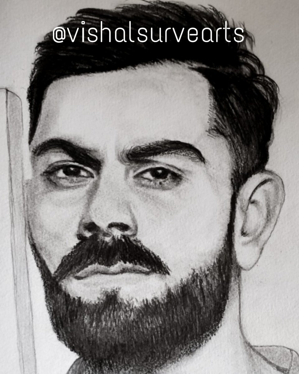 vishalsurvearts's tweet photo. 'The Chase Master'
My Graphite Portrait of @imVkohli
#ViratKohli
#art #vishalsurvearts #HardikPandya #drawings #PinkFriday2 #sketch #drawingart #Pencildrawing #CricketWorldCup2023 #Cricket #Twitter https://t.co/xSOECAasqx