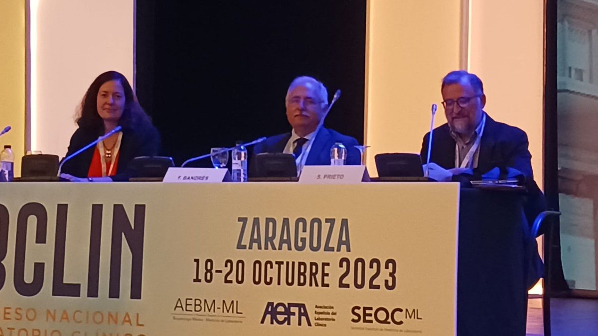 ENAC_acredita's tweet photo. 📍Loreto Añorbe, del departamento de Sanidad de #ENAC, aborda en el Congreso #LabClin2023 el papel de la #acreditación según #ISO15189 como herramienta para aportar las máximas garantías sobre la competencia técnica de los laboratorios clínicos. https://t.co/dRpUo2mdW9