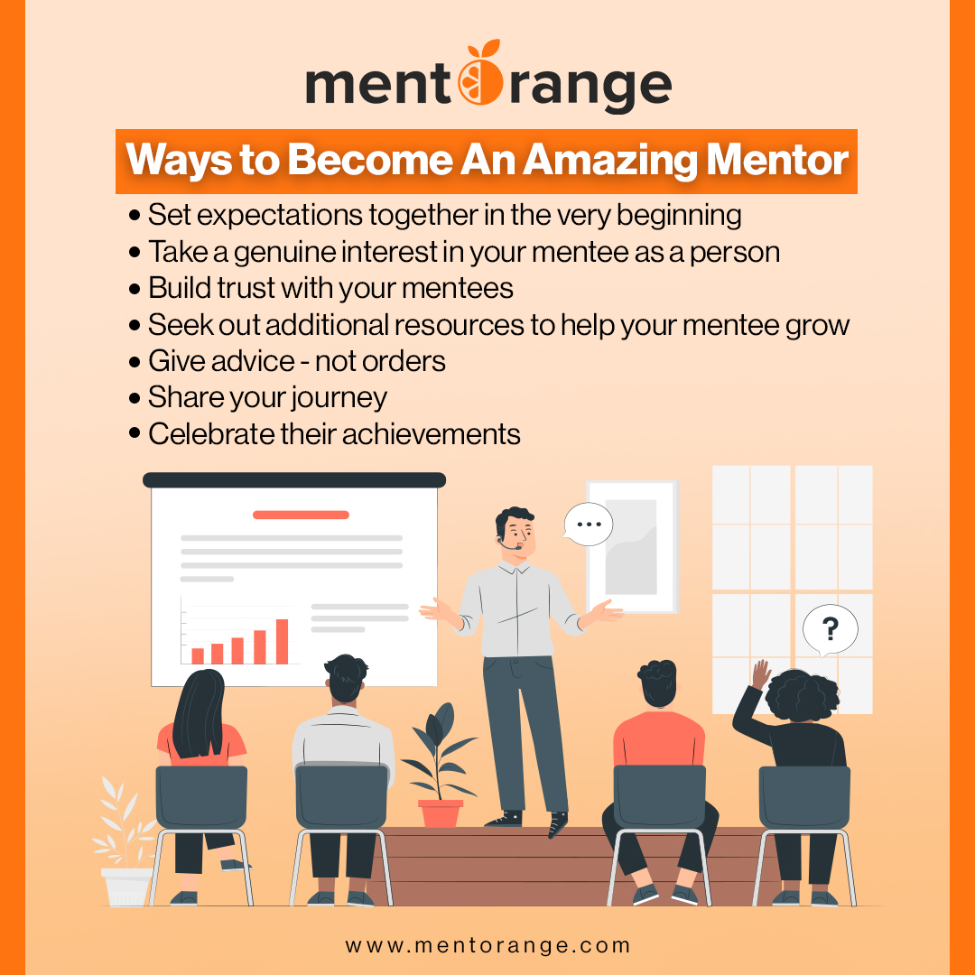 MentorangeApp's tweet photo. Kickstart your mentoring journey by setting mutual goals and delving deep into your mentee’s world. Foster a bond built on trust and shared exploration for growth.

Enhance your mentoring journey with Mentorange: https://t.co/h2C3Cpoaem

#mentoring #mentor #coach #coaching https://t.co/cOpPa25koc