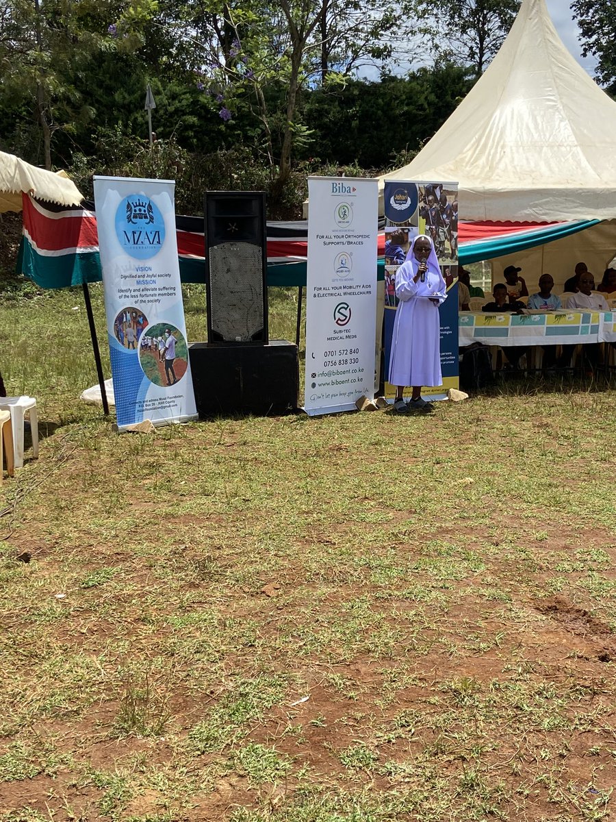 We have arrived for the #whitecaneAwarenessDay at St Lucy school for the blind in Meru,
An act of kindnesss organized by <a href="/JSupercharge/">Julio🦯</a>  to help the visually impared kids to have a whitecane that would make it easy for them to move without much hinderous.

#kaiandkaro