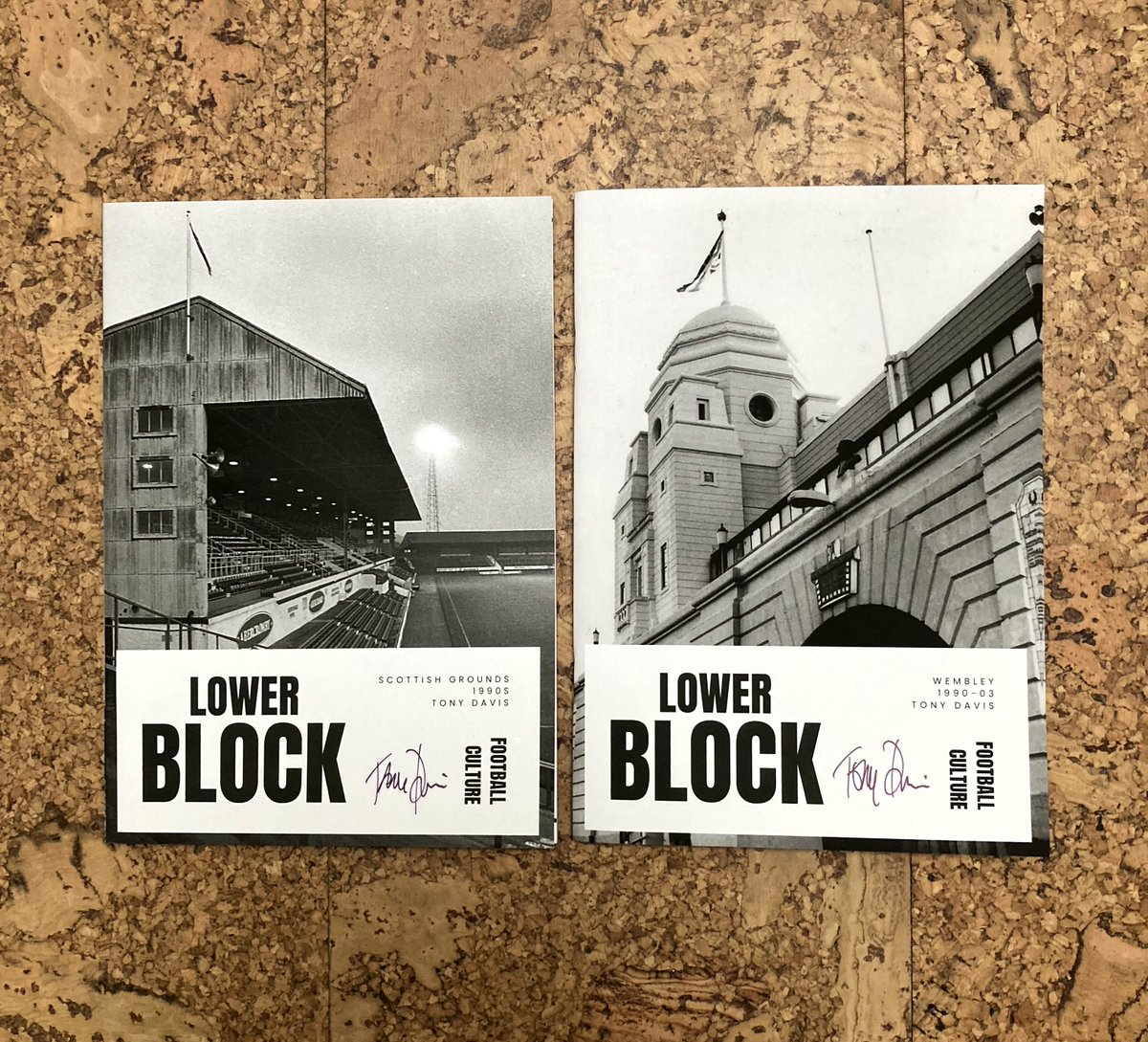 **GIVEAWAY** Win a copy Scottish Grounds 1990s AND Wembley 1990-03 singed by the man himself, @DavisArchive!! LIKE & RETWEET this post & FOLLOW @LowerBlock & @DavisArchive! Winner announced next FRIDAY! #footballculture #photography #football