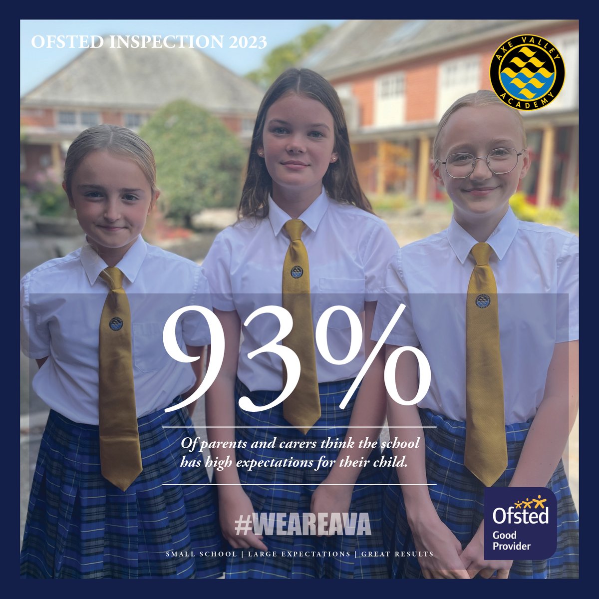 Our recent ‘GOOD’ Ofsted outcome has been a great acknowledgement of what’s on offer here. Make your application by visiting: devon.gov.uk/admissionsonli… by midnight on the 31st October 2023. #weareava #smallbutmighty #goodineveryway #OfstedGOOD #Ofsted2023