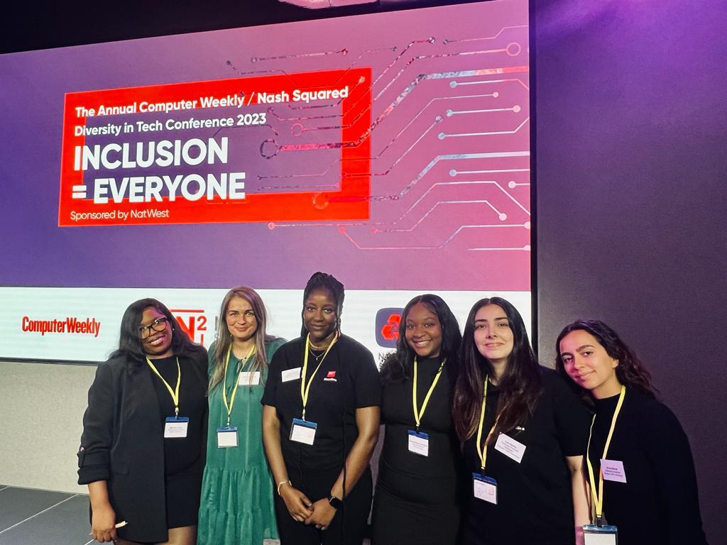 fsbtech's tweet image. Last week our HR team and tech graduates attended the @NatWestGroup sponsored ‘Diversity In Tech’ conference.

This rewarding event provided our teams with the opportunity to share experiences and gain knowledge as we look to keep building on our corporate D&amp;amp;I values.