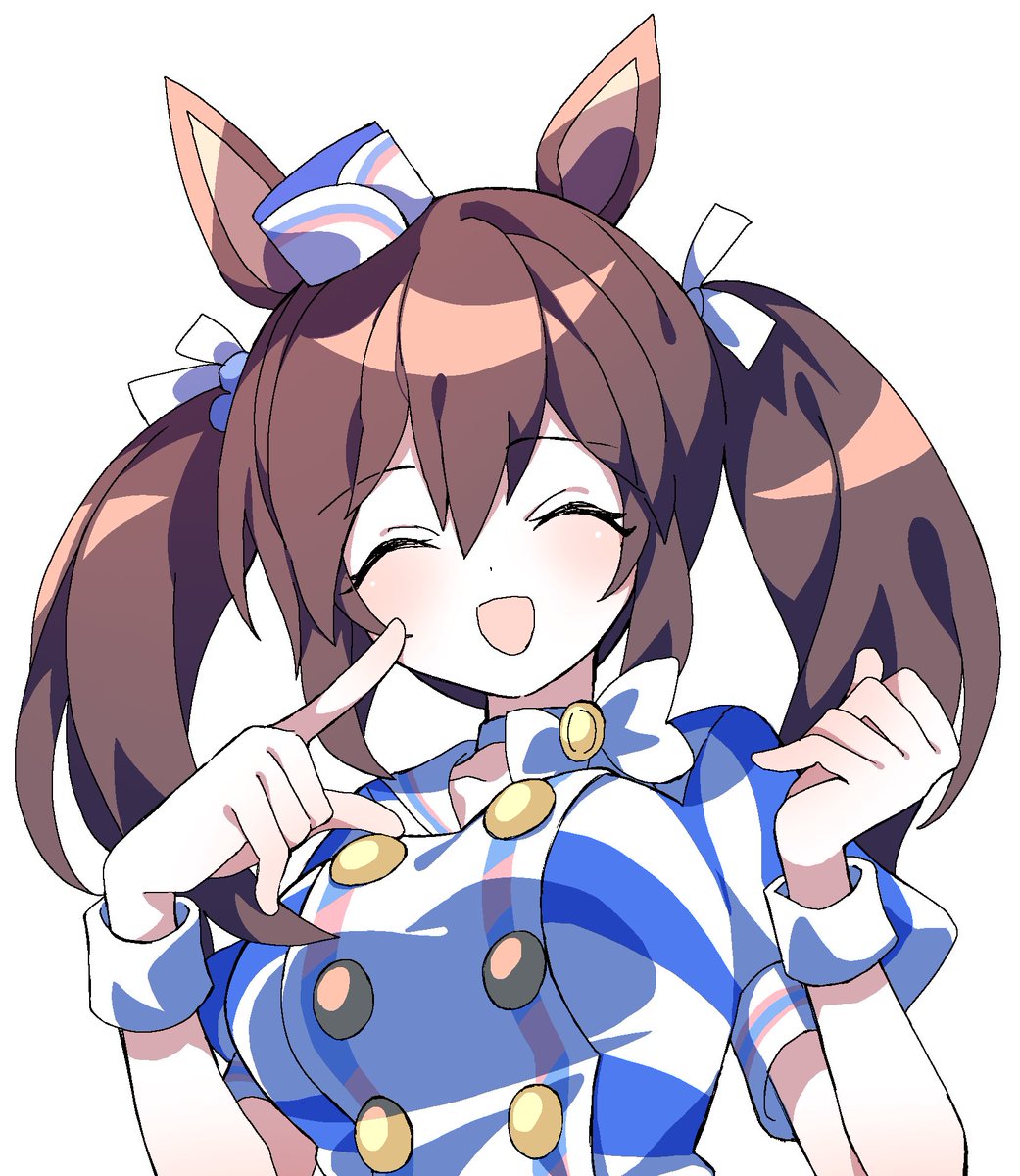 ウマ娘「ヒシアケボノkawaii #ウマ娘」|ポポしかのイラスト