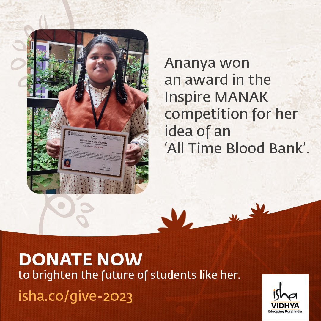 ishavidhya's tweet photo. Isha Vidhya is participating in the ‘100 Heroes’ fundraising campaign. Please donate and help us secure a matching grant from GiveIndia that will provide more students a chance at a better life.
Donate now: https://t.co/p9xhEbkKrt
Read more: https://t.co/442xx4OFCe https://t.co/HaCIg74xTA