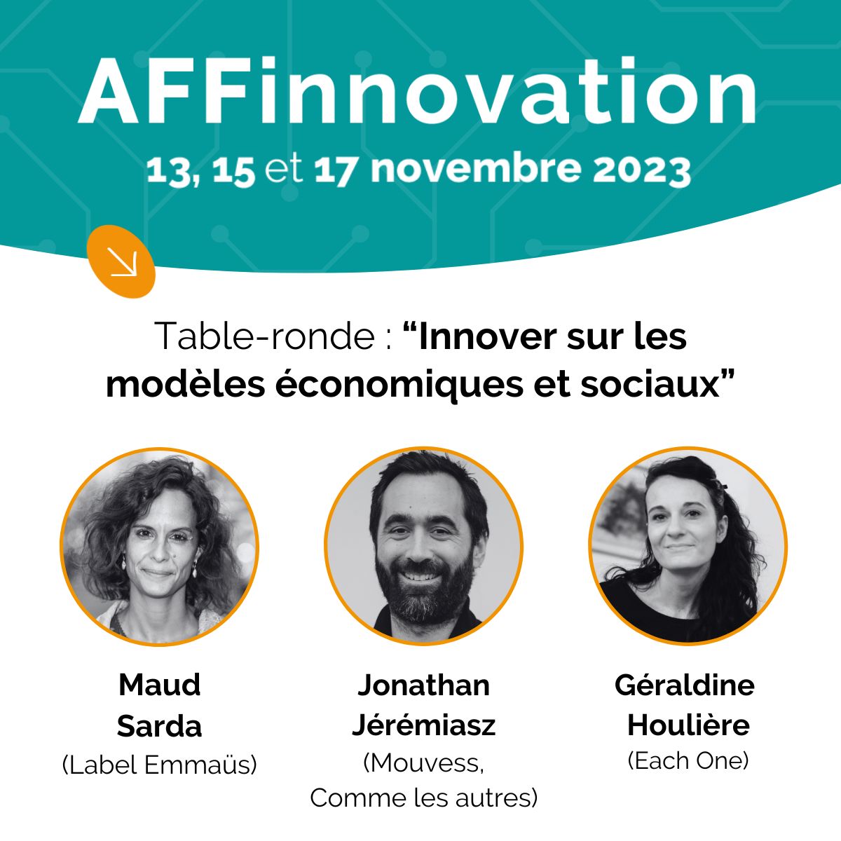 [#AFFInno2023] Innover, ce n'est pas seulement créer ou investir dans de nouvelles technologies. 🧐  RDV lors de la table ronde 'Innover sur les modèles économiques et sociaux' de la Semaine de l'innovation pour en apprendre plus. Le programme complet👉fundraisers.fr/fundraising-ag…