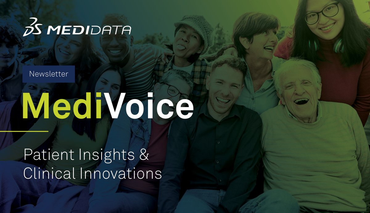 carl4376's tweet photo. @Medidata's newsletter is live! MediVoice digs deep into the intersection between clinical trials &amp; the patients who benefit from them, shining a spotlight on community leaders, industry experts, &amp; technological advancements.

Read &amp; subscribe here: https://t.co/Xq9X106hOn https://t.co/yuPbqQDfY1