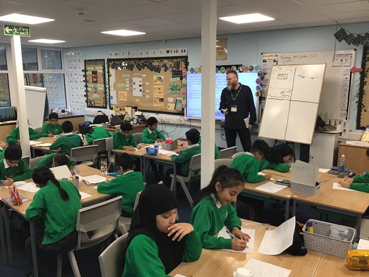 What a treat to have Martin Olsson in the classroom for poetry week #gpaenglish