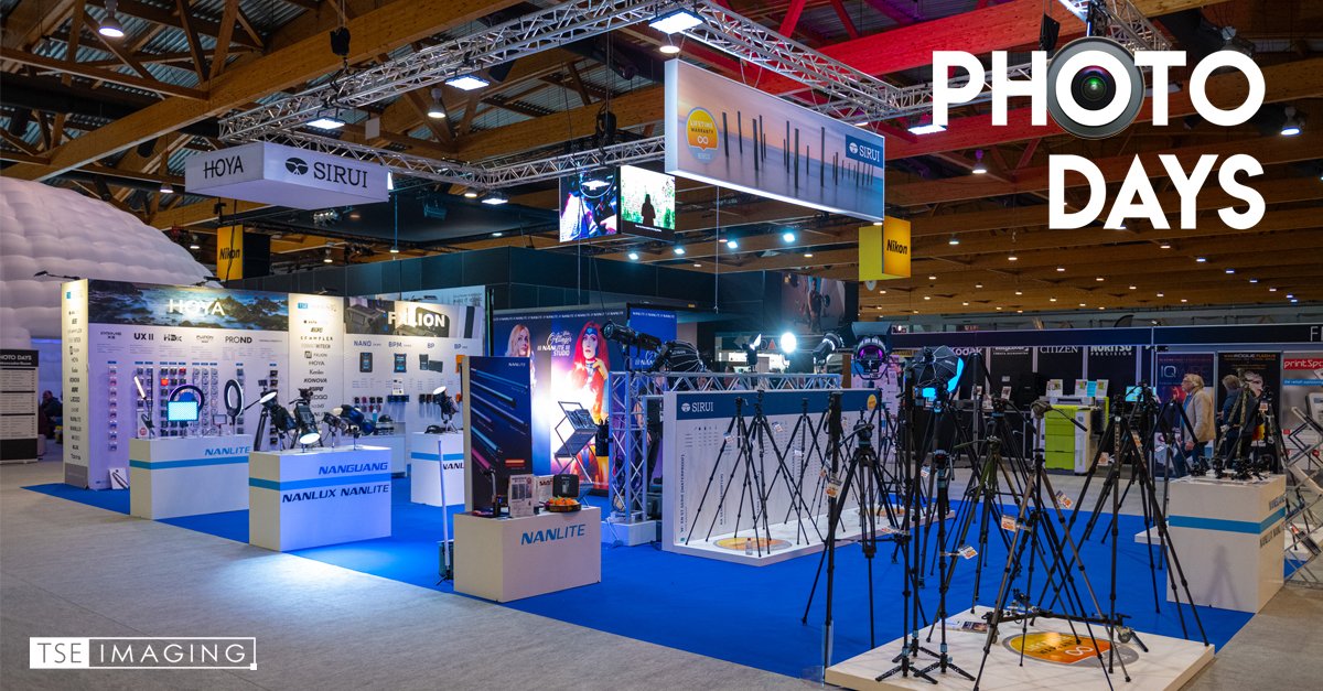 TSEimaging's tweet photo. "Bon Salon" was dé groet afgelopen weekend op Photo Days in de Brusselse Expo. Team TSE wil alle vrienden, bezoekers en partners bedanken die van #PhotoDays 2023 een succes maakten. Salut!
#TSEimaging #FXlion #Nanlite #Sirui #Hoya #Tokina #Lensgo #fotografie #video #beeldmakers https://t.co/vWITT8VBXP
