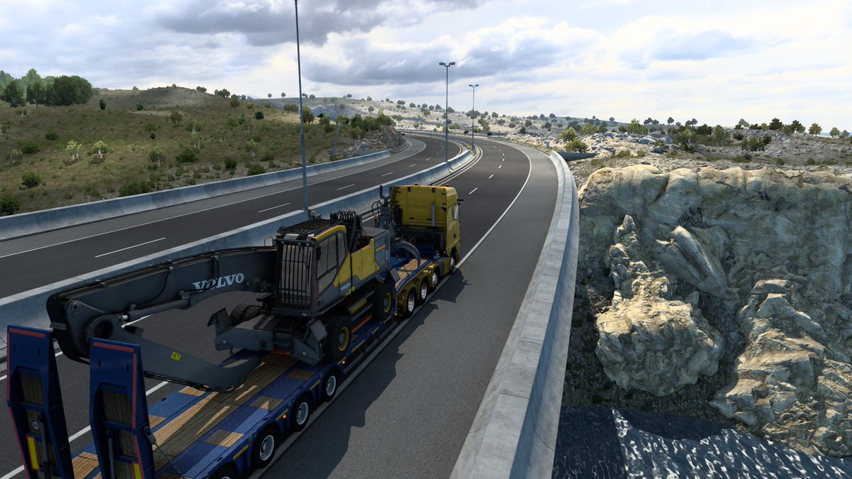 Well, what can I say. The West Balkans was worth the wait and is just stunning wherever you look.
<a href="/SCSsoftware/">SCS Software</a> have proper shot for the stars with this one 💫
These are some random snaps from yesterday. 
#EuroTruckSimulator2 #ETS2 #BestCommunityEver