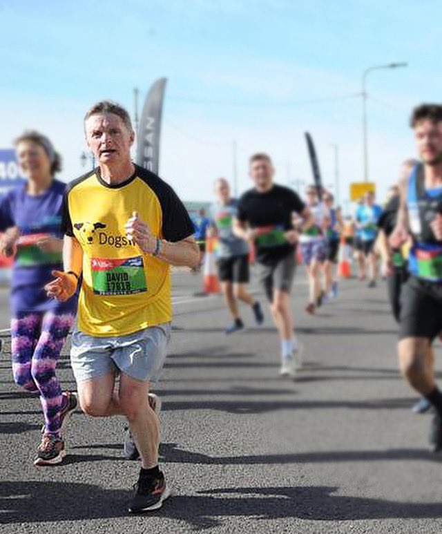 We just wanted to give a shout-out to the amazing David who ran 10 miles on behalf of @dogstrust 🙌🐶

David volunteers with us at #Shoreham and always gives his all — so it isn’t surprising that he went the extra mile (quite literally) and completed the #GreatSouthRun. 🏃👏