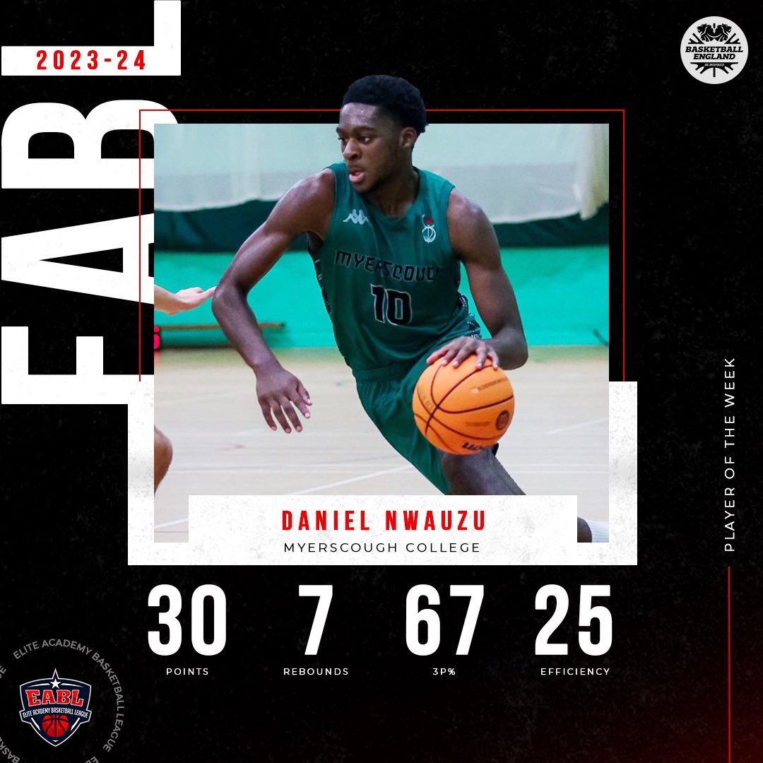 academybballeng's tweet image. Daniel put on a show 💪

Get his and Myerscough head coach Troy Culley’s view on his performance against Derby.

#EABL