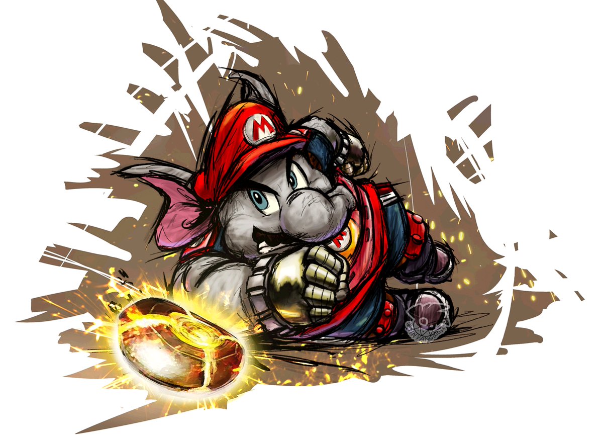 -Wowie Zowie!
#SuperMarioBrosWonder #MarioElephant #mariostrikers #fanart