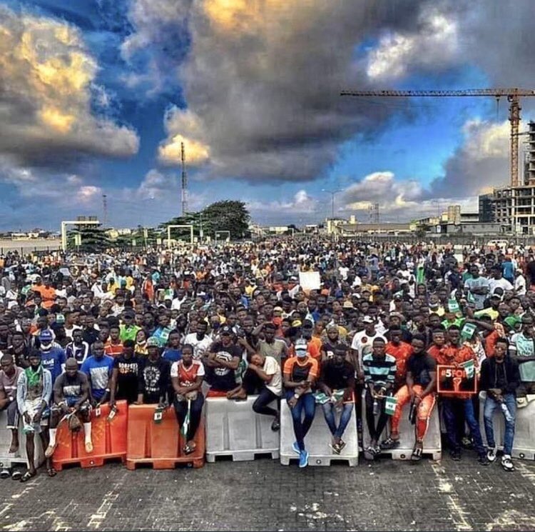 It is impossible for us not to memorialize our fallen heroes. 

We will never ever forget.

Innocent Nigerian citizens waved flags and sang till they were shot at, injured and killed.

We must never forget.

#EndSARS
#EndSarsMemorial 
#October2020
#WeWillNotForget