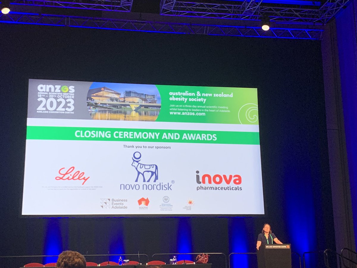 Fantastic conference <a href="/ANZOS_Society/">ANZOS</a> Congratulations to all the award winners and see you all next year!