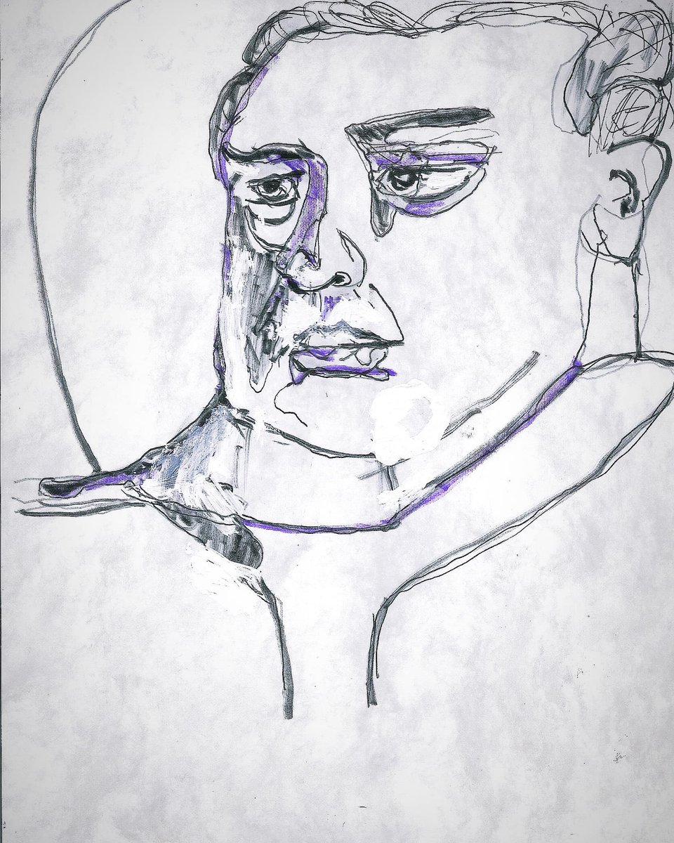 Aeion's tweet photo. Inktober 2023, Day 19 Word: Plump Title: Young Baron #inktober2023 #inktober2023day19plump #Ink #Inkwash #markers #micropens #baronharkonnen #Dune #Harkonnen https://t.co/erl5JP5jrS