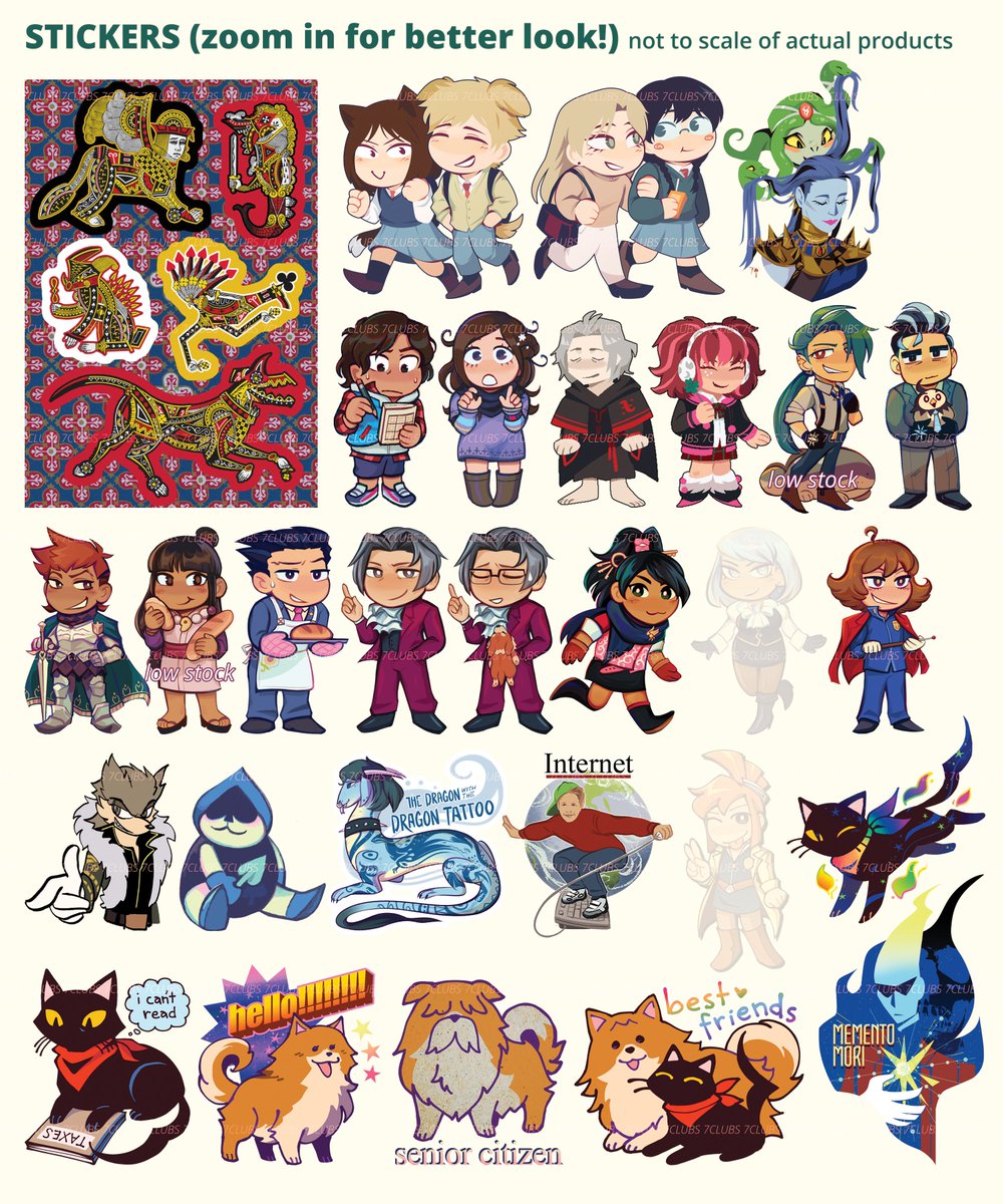 See you guys tomorrow and Sunday! Here's my Komiket Merch Catalogue :]

7CLUBS - TABLE #77
SM Megamall Megatrade Hall 1
@KomiketPH #komiket2023 