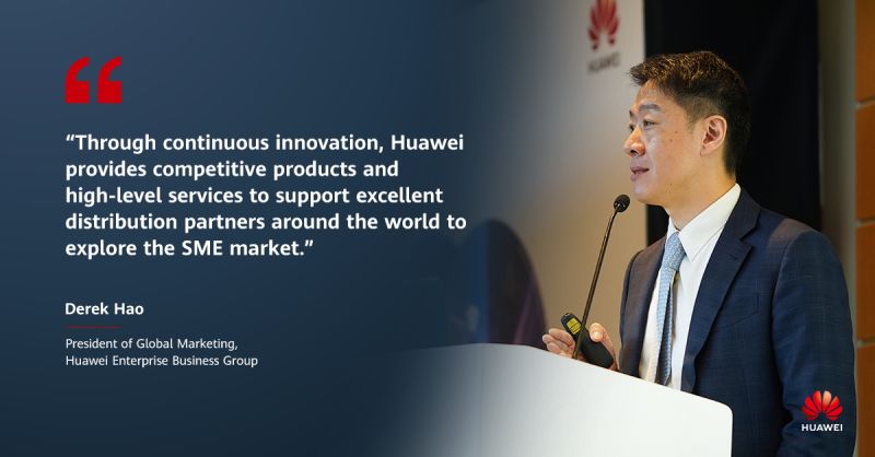 Derek Hao addressed the HUAWEI eKit Stock Distribution Forum at ＃GITEXGLOBAL and highlighted how Huawei is building this business system based on a distribution market strategy that is distribution partner-led and subcontractor-centric. Read more: shorturl.at/aclsU