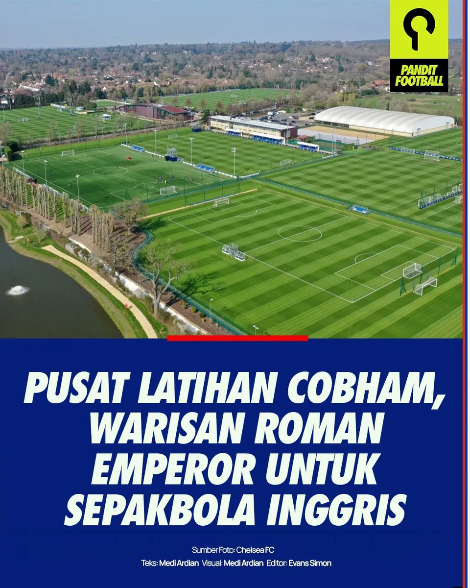 panditfootball's tweet photo. Cobham jadi salah satu peninggalan Roman Abramovich yang masih memberi manfaat bagi Chelsea maupun sepakbola Inggris.

Chobam dibangun tak lama setelah Abramovich datang. Dengan fasilitas yang ada, Chobam jadi salah satu tempat penghasil bakat terbaik di Inggris. https://t.co/xjeAaTdjA3