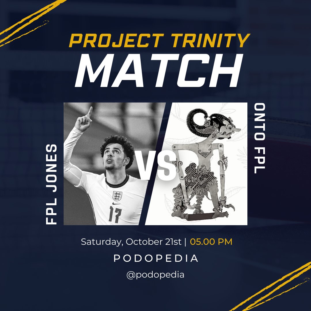 curtisjonesid's tweet photo. #TrinityProject by @podopedia is back!
Setelah di transit 2 lolos dari degradasi scr dramatis, perjalanan fpl jones terus berlanjut
Nah untuk laga selanjutnya kami akan menghadapi tim dari @OntoFPL.. Ez win kah?👀
Support by @iwansalimm @hatihatidiFPL @podopedia https://t.co/6feqvh2f3f