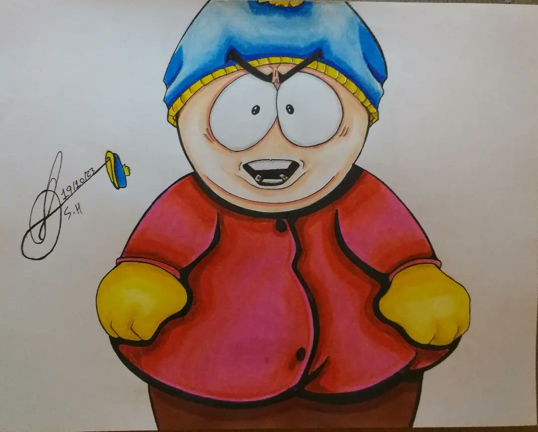 The_Red_sh's tweet photo. No estoy gordo, estoy fuertesito #dia19 #del #inktober2023 el día de hoy con la palabra #plump #llenito y para este día decidí #dibujar a #ericcartman de #southpark #inktoberplump #gordito #southparkfanart #fanart #dibujos #dibujar #dibujoacolor #dibujo #draw #drawdaily https://t.co/0QQEJSSIhz