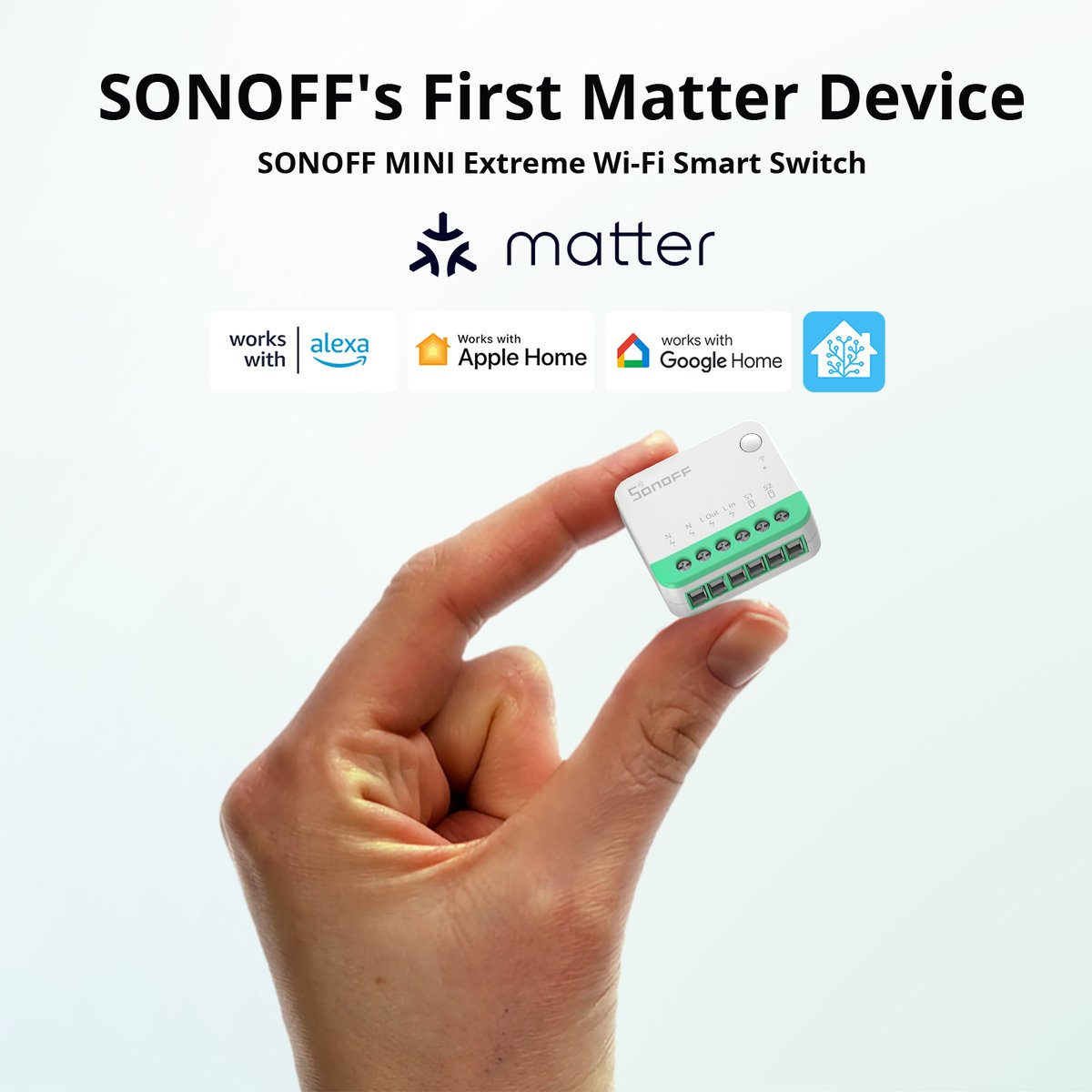 TechSonoff's tweet image. NEW ARRIVIAL---SONOFF First Matter Device.

❤️Detach Relay Mode
❤️Matter Compatible
❤️External Switch Control
❤️Tiny and Compact
❤️ESP32 Chip
... ...
Click to purchase: bit.ly/MINIR4M

#sonofftechstore #sonoff #matter #esp32 #smartswitch #alexa #google #ewelink