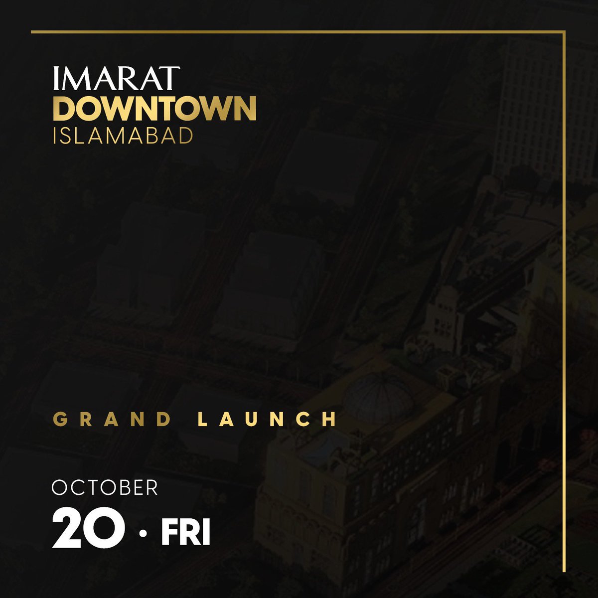ImaratPK's tweet photo. Launching the heart of Islamabad today, IMARAT Downtown- the city center all set to introduce a new lifestyle in twin cities✨

#NewIslamabad #ImaratDowntown https://t.co/k47lwWuDgV