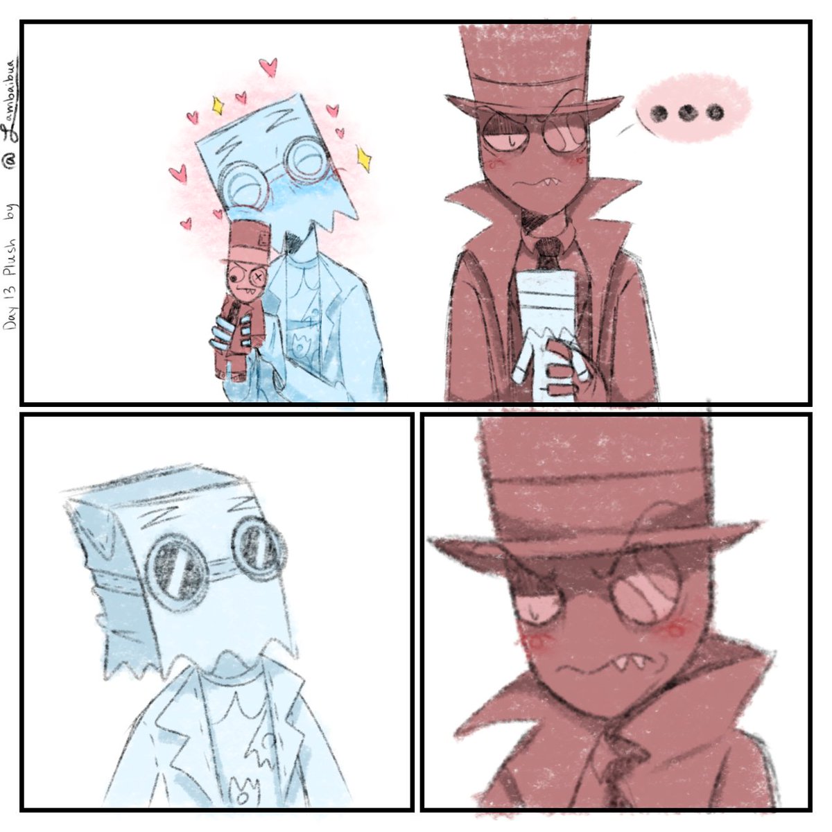 iambaibua37's tweet photo. Day 13 "plush"

#paperhatober #paperhatover2023 #paperhat #villanos #Villainous #paperhatvillainous #villainouspaperhat #octubredepaperhat #dr_flug #black_hat #drflug #blackhat https://t.co/jrI1COoMc3
