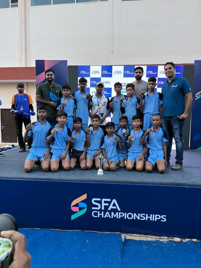 Big win for our boys in Kho Kho, U 18 from our Sports Development Centres at the @sfanow Championships. Both teams emerged as winners and runners-up.

Thanks to @Chambal_CFCL for driving #sportforchange creating #pathwayZ for student-athletes in rural Rajasthan schools!