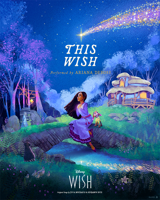 "This Wish' gezongen door Ariana Debose 🌟💫✨
Zie Disney's #Wish vanaf 22 november in de bioscoop.

🎨 : <a href="/bellagraceart/">Bella Grace</a>