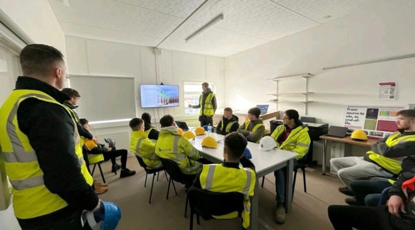 swccollege's tweet photo. What a fantastic experience for our Construction Engineering students. who spent the day on a live construction site in #Cookstown with Co. Down Company #Felix O'Hare & Co LTD.
#getintoconstruction > https://t.co/sSYDYowTF8
#teamfoh #construction https://t.co/5XFFCQkQxf