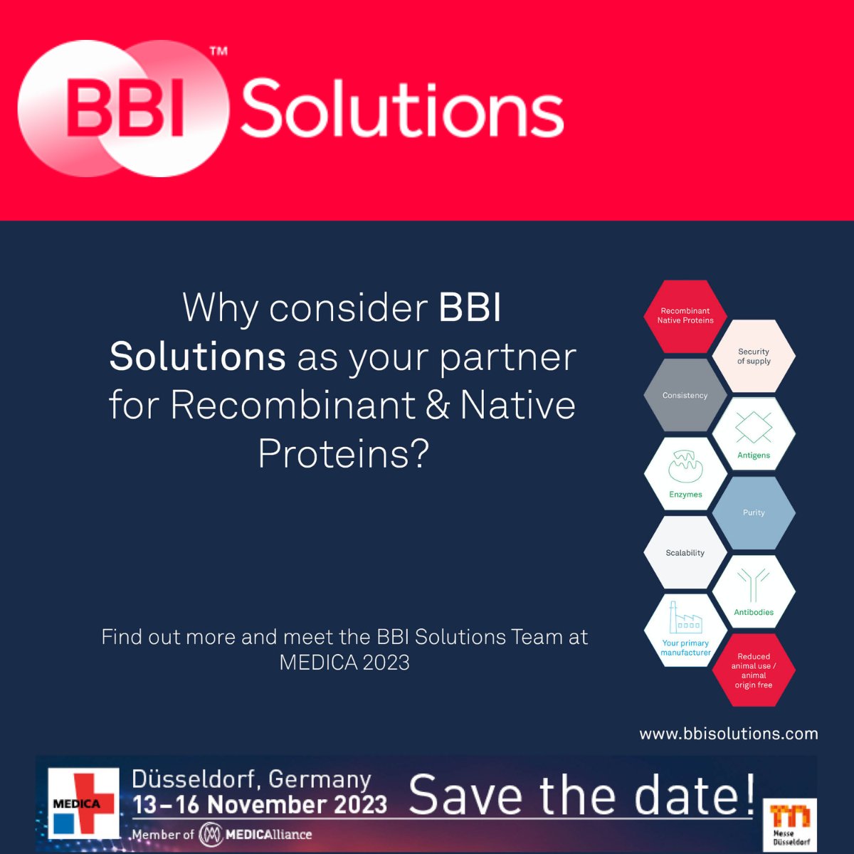 bbi_solutions's tweet image. rHBDH coming soon! Hear more at Medica!

We&apos;re thrilled to announce that our brand new recombinant HBDH is set to launch soon! 

📅 Schedule a meeting with us at Medica, Hall 1, booth  1D37: loom.ly/nG7YdX0

#BBIInnovates #Medica2023 #DiabetesDiagnostics
