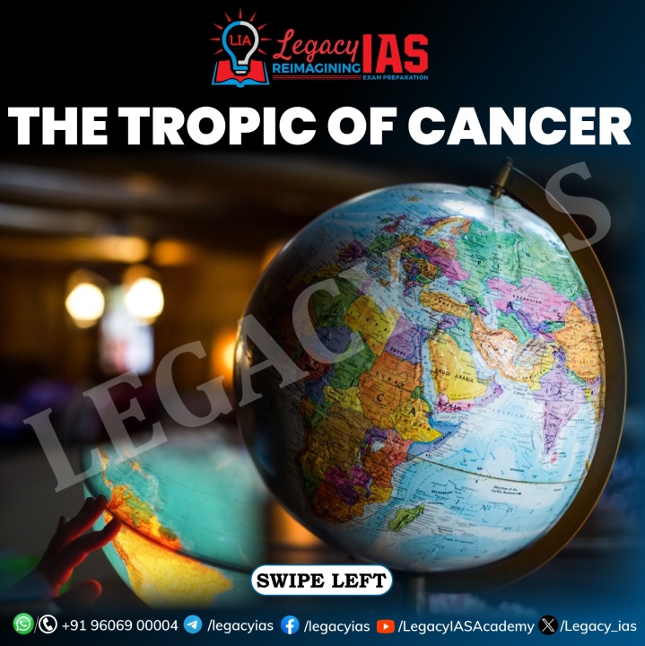Legacy_ias's tweet photo. Unlocking the Secrets of the Tropic of Cancer !!
Explore the critical line of latitude and its role in shaping climate, agriculture, and cultures worldwide.
#TropicOfCancer #tropicofCancersecrets #UPSCGeography #UPSCExam #CulturalDiversity #ClimateZones https://t.co/f6AUDZAS1r