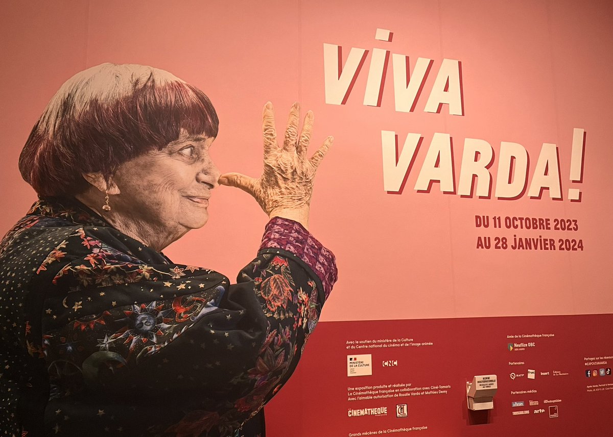 TonioGG's tweet photo. La 4e vie d’Agnès Varda, c’est ce samedi dans #PlanLargeFC
Visite guidée de l’exposition de la @cinemathequefr avec Florence Tissot et @RosalieVarda
A 14h sur @franceculture https://t.co/4f70Sg4lv3
