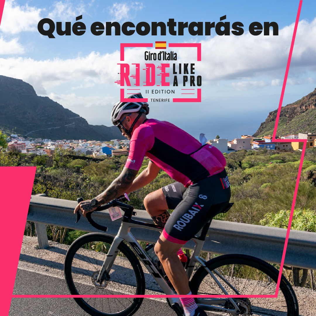 La 𝗚𝗿𝗮𝗻 𝗙𝗼𝗻𝗱𝗼 𝗧𝗲𝗻𝗲𝗿𝗶𝗳𝗲 es más que una #marchaciclodeportiva...
☀️Es sol en noviembre
🥂Fiesta al atardecer
🚴Rodar con ciclistas profesionales
Regálate una carrera única, inscríbete ya en 🔗ridelikeprospain.com